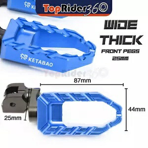 ブルー 25 ミリメートル拡張 BUZZ フロントフットペグ MV アグスタ 989R Brutale 2008+ BLUE 25mm Extended BUZZ Front Foot Pegs For MV Agusta 989R Brutale 2008+ 【並行輸入品】