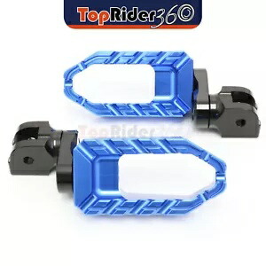 ブルー 25 ミリメートル拡張 BUZZ フロントフットペグトライアンフボンネビル SE 01-13 12 11 10 BLUE 25mm Extended BUZZ Front Foot Pegs For Triumph Bonneville SE 01-13 12 11 10 【並行輸入品】