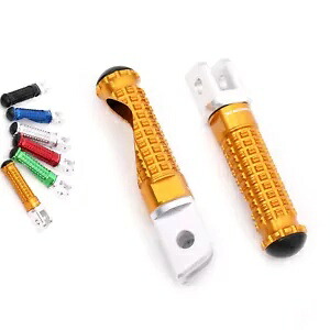 ゴールド MPRO ライダーフロントフットペグアプリリア RSV 1000 R Mille 03 04 05 06 07 08 Gold MPRO Rider Front Foot Pegs For Aprilia RSV 1000 R Mille 03 04 05 06 07 08 【並行輸入品】
