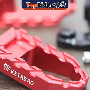 赤 25 ミリメートル拡張 BUZZ フロントフットペグトライアンフボンネビル T100/T120 16-18 17 RED 25mm Extended BUZZ Front Foot Pegs For Triumph Bonneville T100/T120 16-18 17 【並行輸入品】