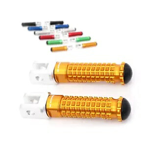 ゴールド MPRO ライダーフロントフットペグヤマハ XSR 700 16 17 18 19 20 Gold MPRO Rider Front Foot Pegs For Yamaha XSR 700 16 17 18 19 20 【並行輸入品】