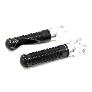 ブラック MPRO ライダーフロントフットペグ ヤマハ YZF R3 19 20 21用 Black MPRO Rider Front Foot Pegs For Yamaha YZF R3 19 20 21 【並行輸入品】