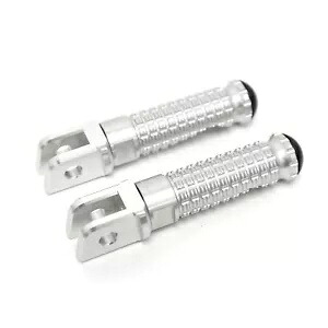 シルバー MPRO ライダーフロントフットペグアプリリア SL1000 ファルコ 99-01 02 03 04 05 06 Silver MPRO Rider Front Foot Pegs For Aprilia SL1000 Falco 99-01 02 03 04 05 06 【並行輸入品】