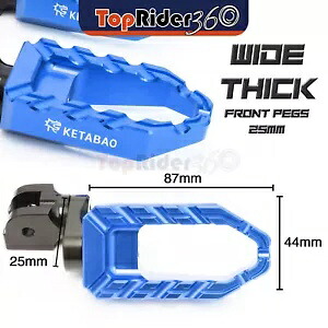 ブルー 25 ミリメートル拡張 BUZZ フロントフットペグ Ducati スクランブラー 1100 18-19 用 BLUE 25mm Extended BUZZ Front Foot Pegs For Ducati Scrambler 1100 18-19 【並行輸入品】