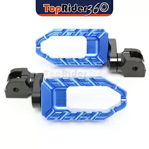 ブルー 25mm 拡張 BUZZ フロント フットペグ ビューエル S1 ライトニング 通年用 BLUE 25mm Extended BUZZ Front Foot Pegs For Buell S1 Lightning All Year 【並行輸入品】