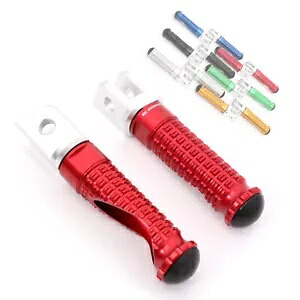赤 MPRO ライダーフロントフットペグスズキ GSXR 1000 05-15 16 17 18 19 20 21 22 Red MPRO Rider Front Foot Pegs For Suzuki GSXR 1000 05-15 16 17 18 19 20 21 22 【並行輸入品】