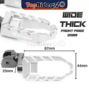 チタン 25mm 拡張 BUZZ フロントフットペグ Ducati スポーツ 800 通年用 TITANIUM 25mm Extended BUZZ Front Foot Pegs For Ducati Sport 800 All Year 【並行輸入品】