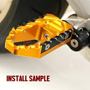 ゴールド CNC フロントフットペグ ツアー 25 ミリメートル調整可能かみそり SX125 SX350 SX500 Gold CNC Front Foot Pegs TOUR 25mm Adjustable For Razor SX125 SX350 SX500 【並行輸入品】