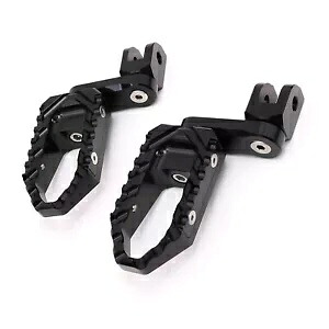 ブラック CNC フロントフットペグ ツアー 40mm 調整可能 ホンダ NC750XD 21 22 Black CNC Front Foot Pegs TOUR 40mm Adjustable For Honda NC750XD 21 22 【並行輸入品】