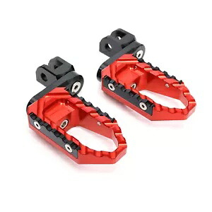 レッド CNC フロントフットペグ ツアー 40 ミリメートル調整可能ファットボーイ Lo 10-13 14 15 16 17 Red CNC Front Foot Pegs TOUR 40mm Adjustable For Fatboy Lo 10-13 14 15 16 17 【並行輸入品】