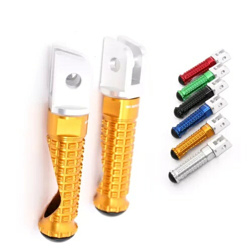 ゴールド MPRO ライダーフロントフットペグヤマハ YZF R6 17 18 19 20 21 Gold MPRO Rider Front Foot Pegs For Yamaha YZF R6 17 18 19 20 21 【並行輸入品】