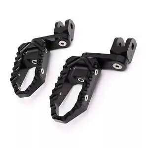 ブラック CNC フロント フットペグ ツアー 40mm 調整可能 ビューエル XB9S ライトニング 03+ Black CNC Front Foot Pegs TOUR 40mm Adjustable For Buell XB9S Lightning 03+ 【並行輸入品】
