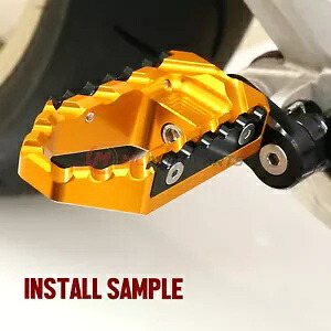 ゴールド CNC フロントフットペグ ツアー 25mm 調整可能 ビューエル XB12R ファイアボルト 04+ Gold CNC Front Foot Pegs TOUR 25mm Adjustable For Buell XB12R Firebolt 04+ 【並行輸入品】