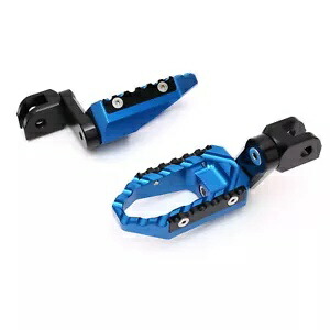 ブルー CNC フロントフットペグ ツアー 40mm 調整可能 ドゥカティ ハイパーストラーダ 13 14 15 Blue CNC Front Foot Pegs TOUR 40mm Adjustable For DUCATI Hyperstrada 13 14 15 【並行輸入品】