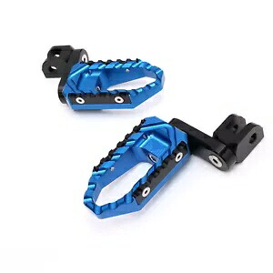 ブルー CNC フロントフットペグツアー 40 ミリメートル調整可能な CBR1000RA 17 18 19 20 21 22 23 Blue CNC Front Foot Pegs TOUR 40mm Adjustable For CBR1000RA 17 18 19 20 21 22 23 【並行輸入品】