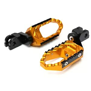 ゴールド CNC フロント フットペグ ツアー 25mm 調整可能 ムルティストラーダ 1100 /S 通年用 Gold CNC Front Foot Pegs TOUR 25mm Adjustable For Multistrada 1100 /S All Year 【並行輸入品】