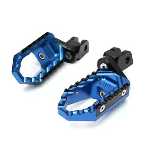 ブルー CNC フロントフットペグツアー 25 ミリメートル調節可能なスズキ GSX-S750 17-19 20 21 22 Blue CNC Front Foot Pegs TOUR 25mm Adjustable For Suzuki GSX-S750 17-19 20 21 22 【並行輸入品】