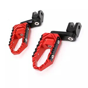 レッド CNC フロントフットペグツアー 40 ミリメートル調節可能なホンダ CBR250R 11-13 14 15 16 17 Red CNC Front Foot Pegs TOUR 40mm Adjustable For Honda CBR250R 11-13 14 15 16 17 【並行輸入品】
