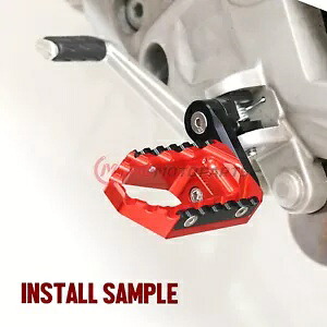 レッド CNC フロントフットペグ ツアー 40mm 調整可能 ハイパーモタード 1100 S /SP 08-13 14用 Red CNC Front Foot Pegs TOUR 40mm Adjustable For Hypermotard 1100 S /SP 08-13 14 【並行輸入品】