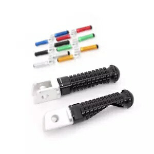 ブラック MPRO ライダーフロントフットペグヤマハ FZ6 S Fazer 04-10 11 12 13 14 15 16 Black MPRO Rider Front Foot Pegs For Yamaha FZ6 S Fazer 04-10 11 12 13 14 15 16 【並行輸入品】