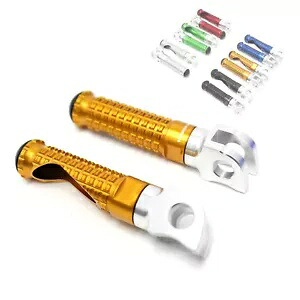 ゴールド MPRO ライダー フロント フットペグ Ducati Multistrada 1000 /DS 通年 Gold MPRO Rider Front Foot Pegs For Ducati Multistrada 1000 /DS All Year 【並行輸入品】