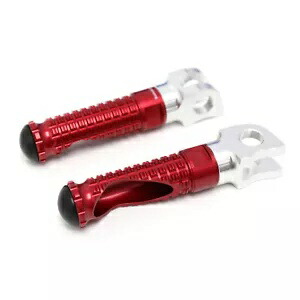 レッド MPRO ライダー フロント フットペグ Buell XB12S ライトニング 04+ Red MPRO Rider Front Foot Pegs For Buell XB12S Lightning 04+ 【並行輸入品】