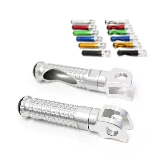 シルバー MPRO ライダーフロントフットペグスズキ GSX650F カタナ 650 12-14 15 16 17 Silver MPRO Rider Front Foot Pegs For Suzuki GSX650F Katana 650 12-14 15 16 17 【並行輸入品】