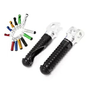 ブラック MPRO ライダーフロントフットペグヤマハ YZF R6 99 00 01 02用 Black MPRO Rider Front Foot Pegs For Yamaha YZF R6 99 00 01 02 【並行輸入品】