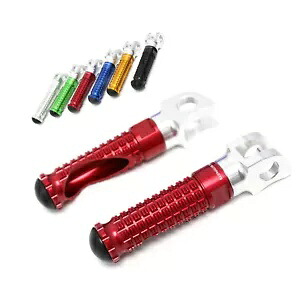 レッド MPRO ライダーフロントフットペグヤマハ V-スター 650 カスタム 08 09 10 11 13 14 Red MPRO Rider Front Foot Pegs For Yamaha V-Star 650 Custom 08 09 10 11 13 14 【並行輸入品】