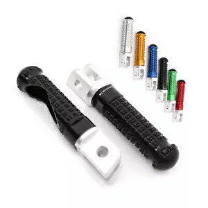 ブラック MPRO ライダー フロント フットペグ トライアンフ ボンネビル T120 16 17 18用 Black MPRO Rider Front Foot Pegs For Triumph Bonneville T120 16 17 18 【並行輸入品】