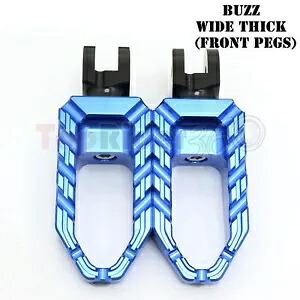 CNC BUZZ ハイウェイワイドフロントフットペグ ヤマハ MT-07 MT07 FZ-07 18-2020 19用 CNC BUZZ Highway Wide Front Foot Pegs For Yamaha MT-07 MT07 FZ-07 18-2020 19 【並行輸入品】