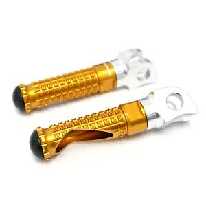 ゴールド MPRO ライダーフロントフットペグドゥカティモンスター 400 97 98 99 00 01 02 03 04 Gold MPRO Rider Front Foot Pegs For Ducati Monster 400 97 98 99 00 01 02 03 04 【並行輸入品】
