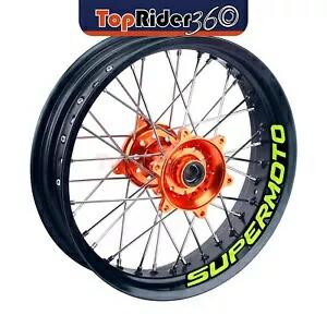 グリーン スーパーモト リム ラップ ステッカー 17インチ ヤマハ YZ 85 19-21 20用 Green Supermoto Rim Wrap Sticker 17\