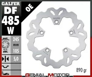 Galfer リア ブレーキ ディスク ウェーブ固定 245x5mm ヤマハ MT-03 2006 Galfer Rear Brake Disc WAVE FIXED 245x5mm YAMAHA MT-03 2006 【並行輸入品】
