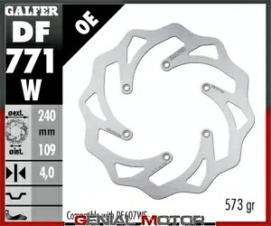 Galfer ブレーキ ディスク リア ウェーブ 固定 240x4 mm KTM 690 ENDURO 2008- Galfer brake discs rear wave fixed 240x4 mm KTM 690 ENDURO 2008- 【並行輸入品】