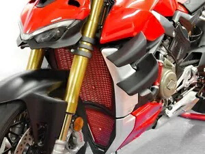 クーラープロテクション レッド Ducabike ファー Ducati ストリートファイター Sf V4 2020 - 2023 9A3- Cooler protection red Ducabike fur Ducati streetfighter Sf V4 2020 - 2023 9A3- 【並行輸入品】