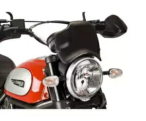 PUIG フロントフェアリング DUCATI SCRAMBLER ICON DARK 2020 - 2023 マットブラック PUIG Front Fairing DUCATI SCRAMBLER ICON DARK 2020 - 2023 Matt Black 【並行輸入品】