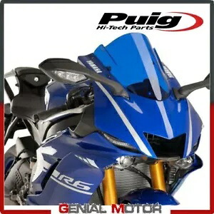 PUIG ウィンドシールド ブルー 9723A ヤマハ YZF-R6 600 2017 / 2018 PUIG WINDSHIELD BLUE 9723A YAMAHA YZF-R6 600 2017 / 2018 【並行輸入品】