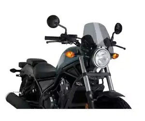 Puig フロントガラス ライトスモーク ネイキッド N.G.スポーツ 3829H ホンダ レベル CMX 500 2017 2022 Puig Windshield Light Smoke Naked N.G. Sport 3829H HONDA REBEL CMX 500 2017 2022 【並行輸入品】