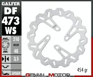 Galfer ブレーキディスク フロント ウェーブ固定 オーバーサイズ 210x3.5 mm ヤマハ BW'S BUMP 1996- Galfer brake discs front wave fixed oversize 210x3.5 mm Yamaha BW'S BUMP 1996- 【並行輸入品】