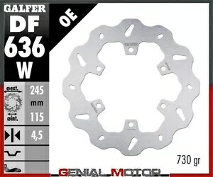 Galfer リア ブレーキ ディスク ウェーブ フィックス 243,5x4,5mm ドゥカティ 400 SS 1993 Galfer Rear Brake Disc WAVE FIXED 243,5x4,5mm DUCATI 400 SS 1993 【並行輸入品】｜カスタムパーツ WORLD倉庫 52,140円