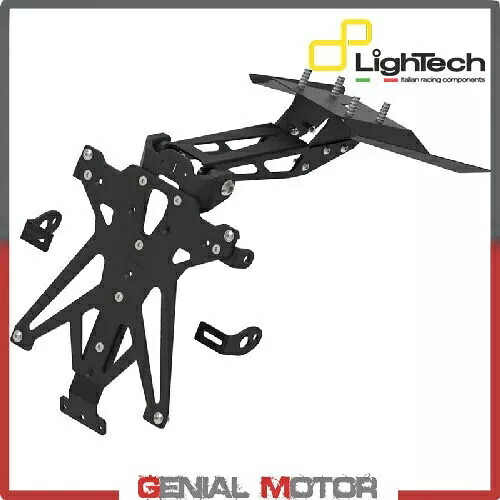 LIGHTECH Adjusta 承認 Lic プレートホルダー TARKT105B2 KTM Duke 125 2017 2019用 LIGHTECH Adjusta Approved Lic Plate Holder TARKT105B2 for KTM Duke 125 2017 2019 【並行輸入品】