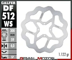 Galfer フロント ブレーキ ディスク ウェーブ固定オーバーサイズ 300x4mm ヤマハ クリプトン-X T 135 08-14 Galfer Front Brake Disc WAVE FIXED OVERSIZE 300x4mm YAMAHA CRYPTON-X T 135 08-14 【並行輸入品】