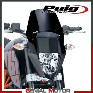 ウインドプロテクションディスク PUIG ブラック 6009N KTM DUKE 690 2012 / 2015- WIND PROTECTION DISC PUIG BLACK 6009N for KTM DUKE 690 2012 / 2015- 【並行輸入品】｜カスタムパーツ WORLD倉庫