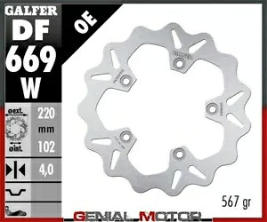 Galfer リア ブレーキ ディスク WAVE FIXED 220x4mm APRILIA RS 125 EXTREMA REPLICA 92-05 Galfer Rear Brake Disc WAVE FIXED 220x4mm APRILIA RS 125 EXTREMA REPLICA 92-05 【並行輸入品】
