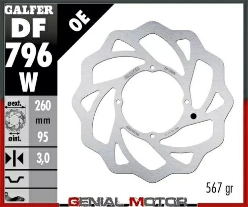 Galfer ブレーキ ディスク フロント ウェーブ 固定 260x3mm KTM FREERIDE E-XC 2015- Galfer brake discs front wave fixed 260x3mm KTM FREERIDE E-XC 2015- 【並行輸入品】 44,330円