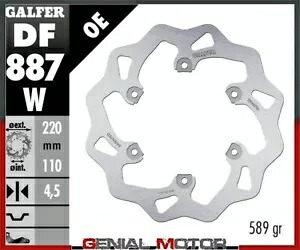 Galfer リア ブレーキ ディスク WAVE FIXED 220x4,5mm APRILIA RX 125 C、CD 1993-1994 Galfer Rear Brake Disc WAVE FIXED 220x4,5mm APRILIA RX 125 C, CD 1993-1994 【並行輸入品】