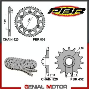 EK1715 チェーンとスプロケットキット 12 / 51 / 520 PBR スズキ RM 2006 - 2008 EK1715 Chain and Sprockets Kit 12 / 51 / 520 PBR SUZUKI RM 2006 - 2008 【並行輸入品】