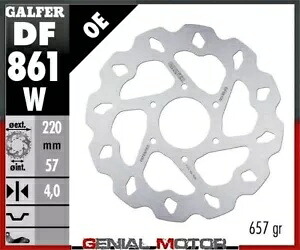 Galfer リア ブレーキ ディスク WAVE FIXED 220x4mm MOTORHISPANIA URBAN BIKE 2004 Galfer Rear Brake Disc WAVE FIXED 220x4mm MOTORHISPANIA URBAN BIKE 2004 【並行輸入品】