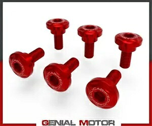 スクリューセットフロントフェンダー DUCABIKE RED ドゥカティ MULTISTRADA V4/S 2021 2022-用 Screw set front fenders DUCABIKE RED for Ducati MULTISTRADA V4/S 2021 2022- 【並行輸入品】